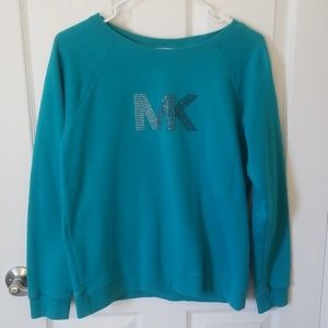 Michael Kors Women's Turquoise Sweatshirt